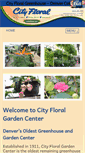 Mobile Screenshot of cityfloralgreenhouse.com