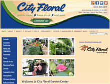 Tablet Screenshot of cityfloralgreenhouse.com